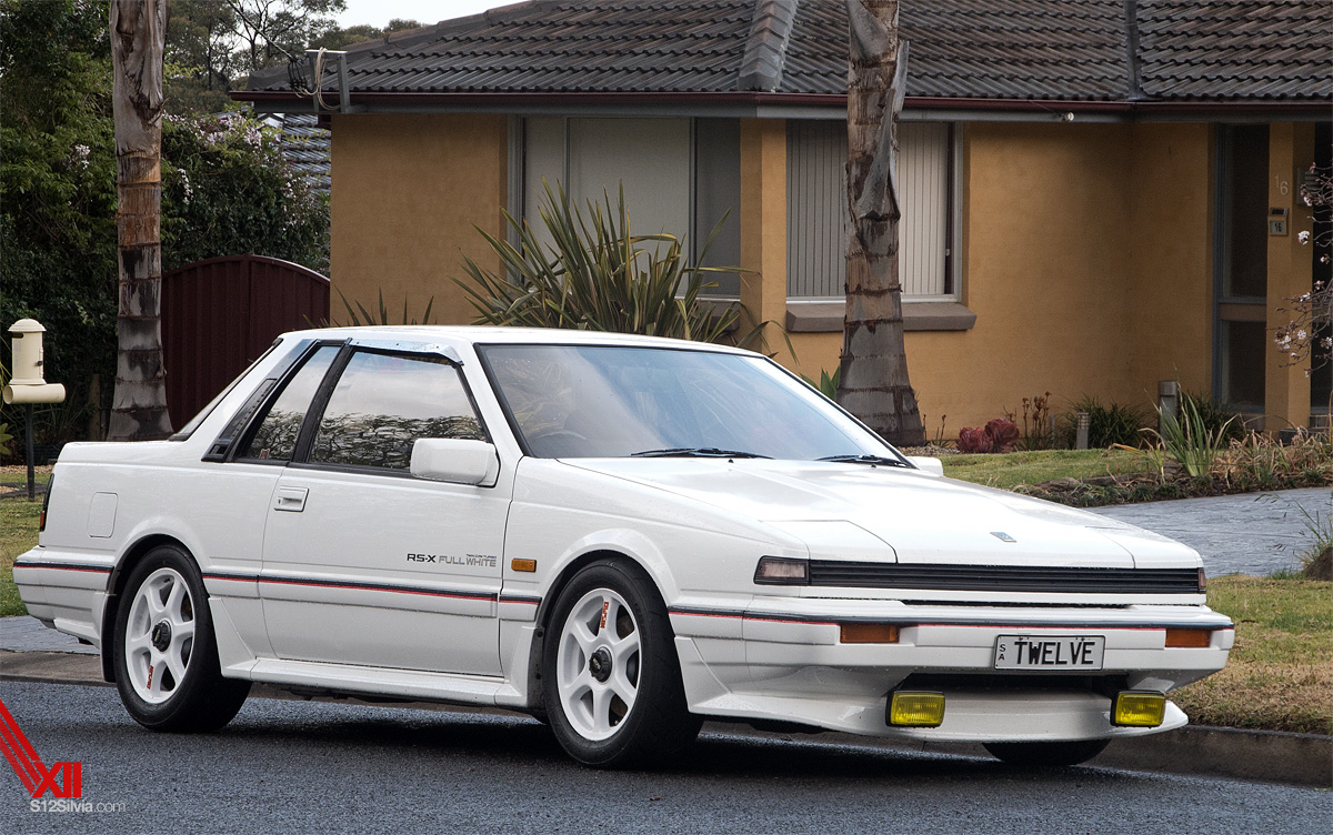 1987 Nissan Silvia TwinCam Turbo Full White RS-X.